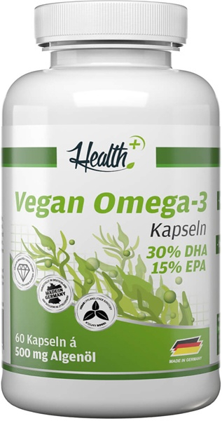 Health+ Vegan Omega 3 - 60 Kapseln