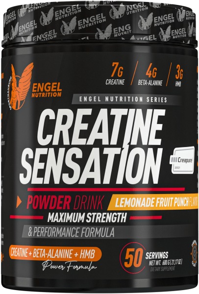 Engel Nutrition Creatine Sensation Powder - 600g - Lemonade Fruit Punch