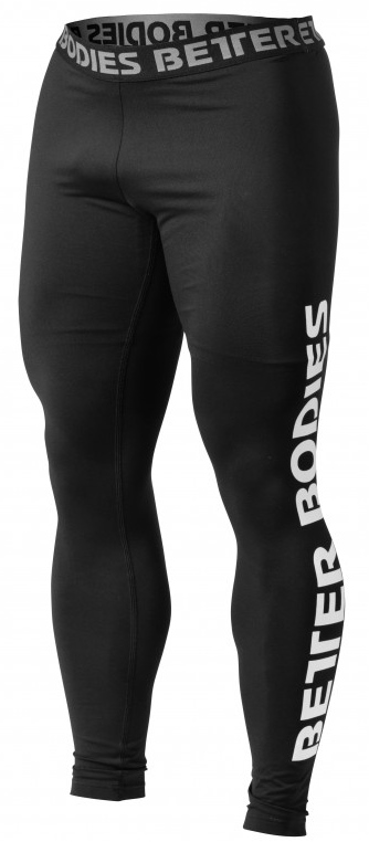 Better Bodies Mens Logo Tights Black - S