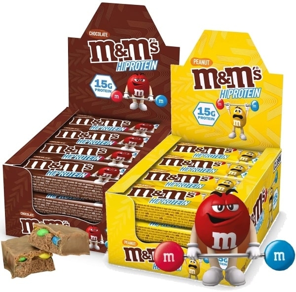 M&M's Hi Protein Bar - 12 x 51g Riegel