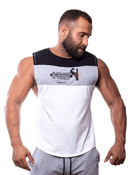 Fitnessvictim Men Casual Logo Tank - S