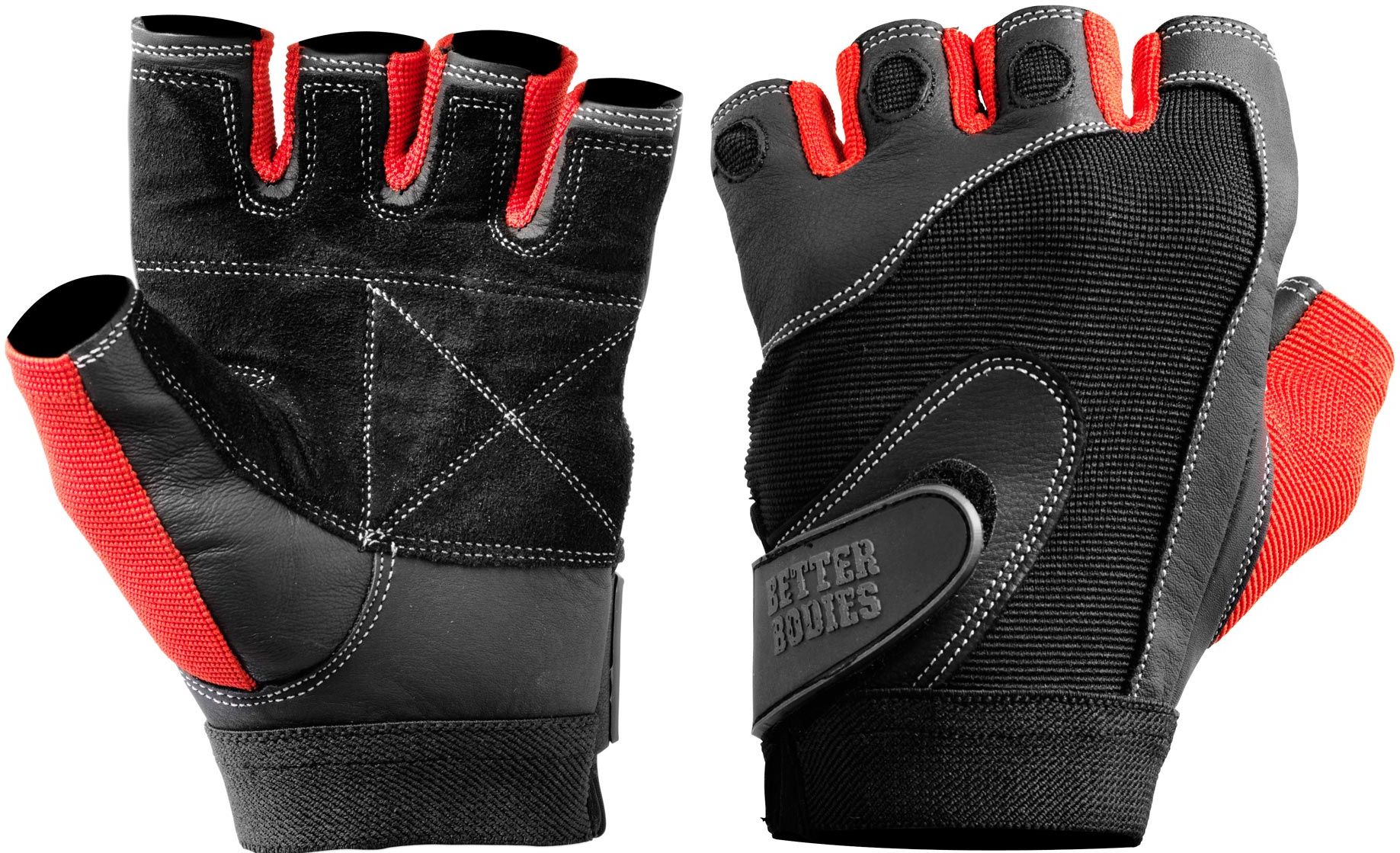 Better Bodies Pro Lifting Gloves Rot - S