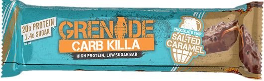 Grenade Carb Killa 1 x 60g Riegel - Chocolate Chip Salted Caramel - MHD 28.02.2025