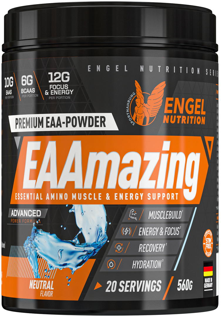 Natural (koffeinfrei) - Engel Nutrition EAAmazing® Amino Energy Drink 560g