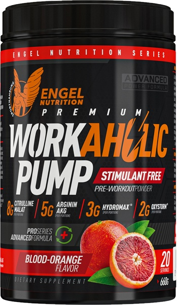 Blood Orange - Engel Nutrition WORKAHOLIC PUMP 660g
