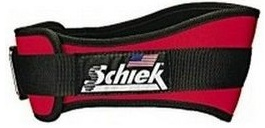 Schiek Sports Gewichthebergürtel Rot - XS