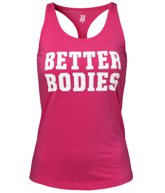 Better Bodies Printed T-Back Pink - L