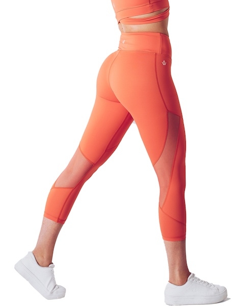 Workout Empire Core 7/8 Tech Tights Ember Glow - L