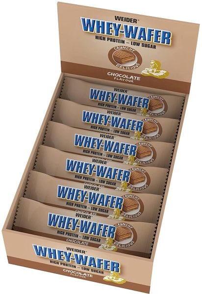 Weider 32% Whey Wafer 12 x 35g Riegel - Chocolate