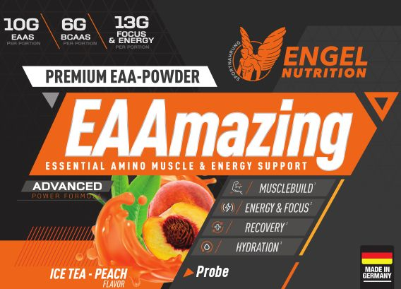 Ice Tea Peach - Engel Nutrition EAAmazing® Amino Energy Drink 14g Probe