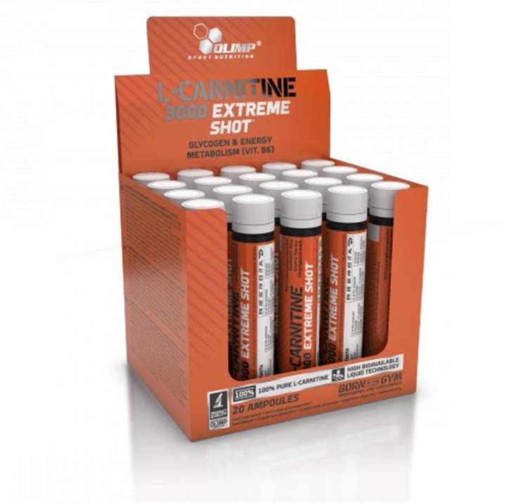 Olimp L-Carnitine Forte 3000mg 20 Ampullen - Kirsche
