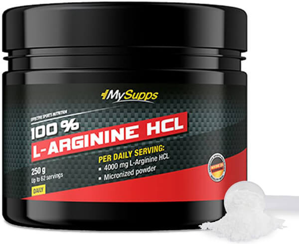 My Supps 100% L-Arginine HCL  - 250g 