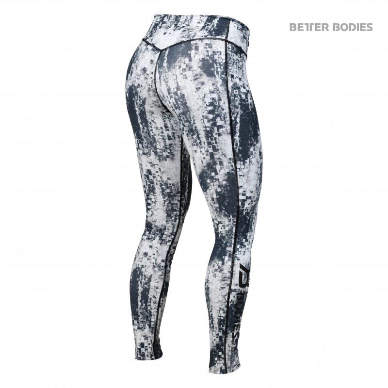 Better Bodies Bowery Tights Black/White - XS