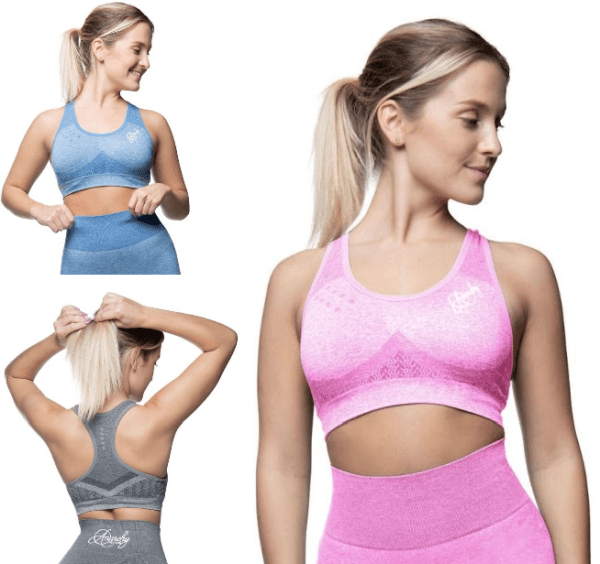 Anarchy Apparel Seamless Sports Bra Wabisabi