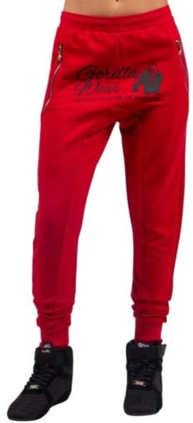 Gorilla Wear Celina Drop Crotch Joggers Rot - XS