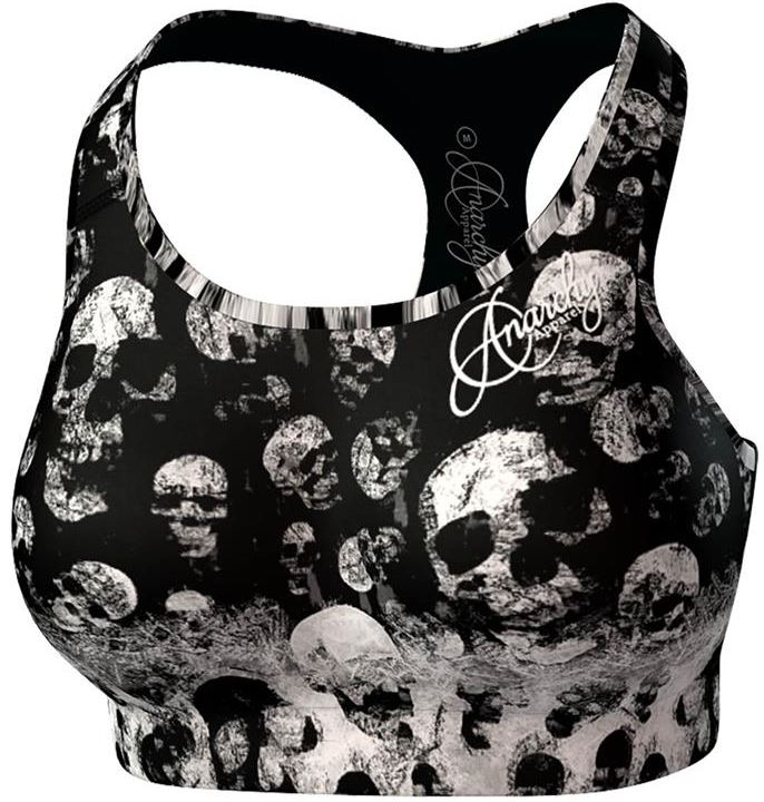 Anarchy Apparel Missfit Sports Bra - Black/White