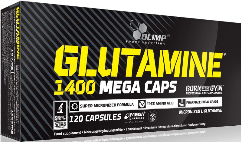 Olimp Glutamine 1400 Mega Caps - 120 Kapseln