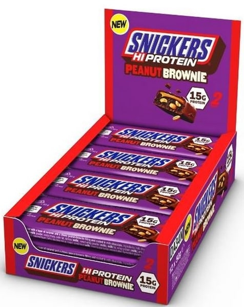 Snickers Hi Protein Bar - Peanut Brownie 12 x 50g