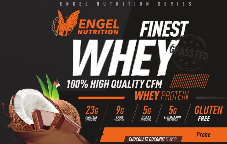 Chocolate Coconut - Engel Nutrition Finest Whey Protein 30g Probe