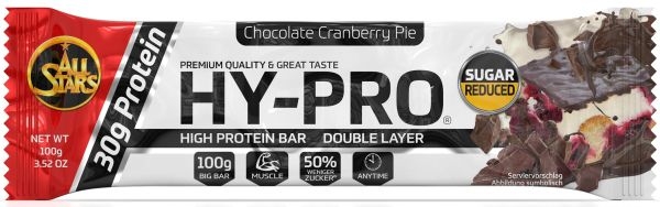 All Stars Hy-Pro Bar 1 x 100g Riegel - Chocolate Cranberry Pie