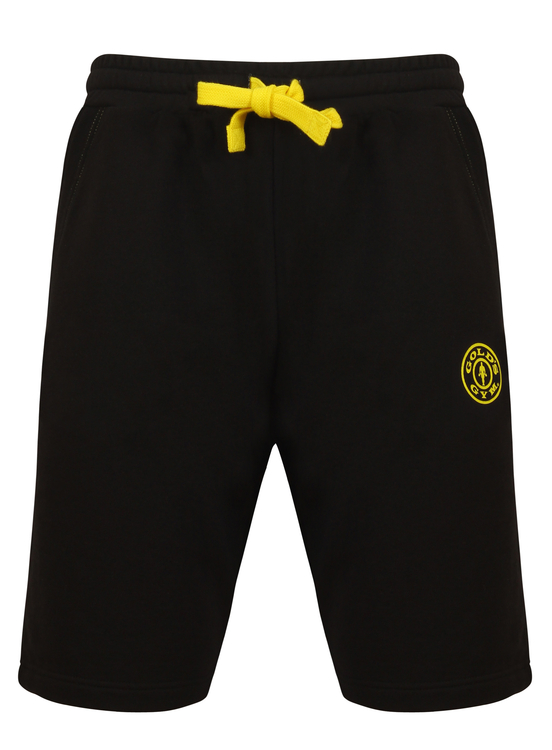 Golds Gym Logo Sweat Shorts Schwarz - S