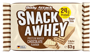 Body Attack Snack a Whey 1 x 63g - Chocolate Flavour