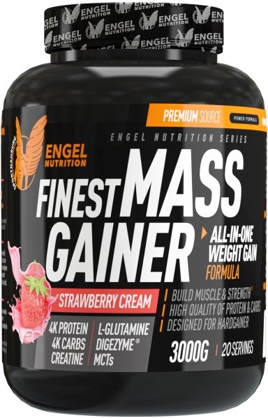 Strawberry Cream - Engel Nutrition Finest Mass Gainer - 3000g Dose