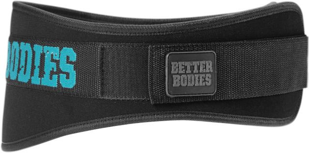 Better Bodies Womens Gym Belt Schwarz / Blau - XS