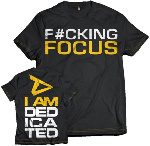 Dedicated Nutrition T-Shirt F#CKING FOCUS-s