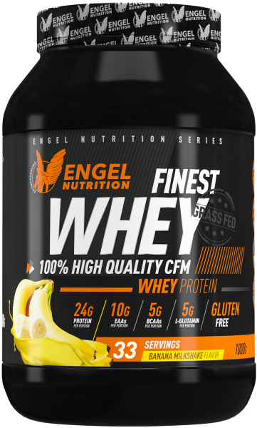 Banane - Engel Nutrition Finest Whey Protein 1000g Dose