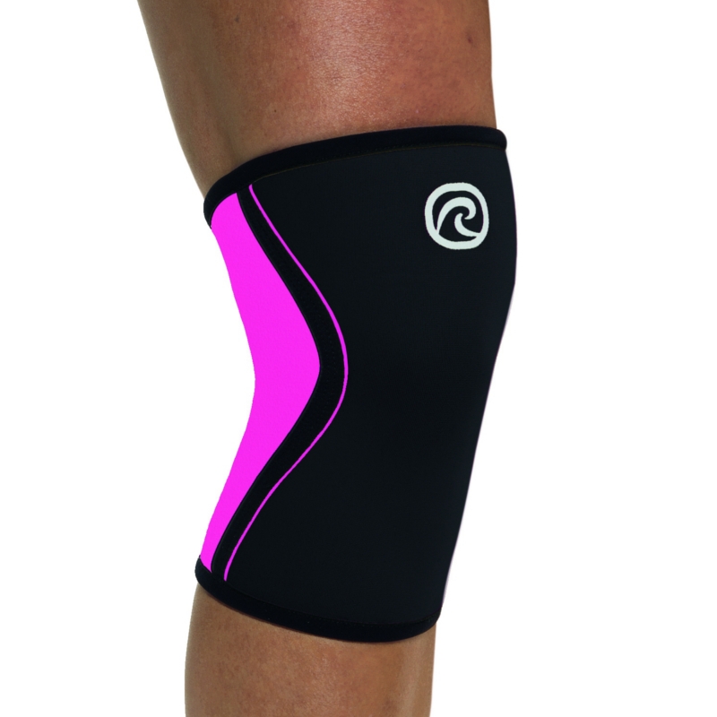 Rehband - RX Kniebandage 5mm Schwarz / Pink - XS