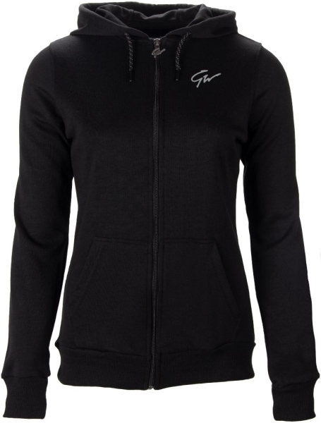 Gorilla Wear Pixley Zipped Hoodie Schwarz - XS